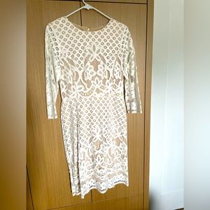 White lace dress
